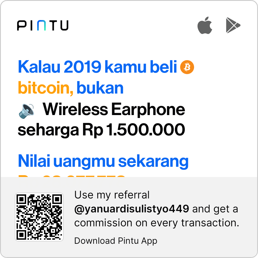 yanu_ard's tweet photo. Use my referral @yanuardisulistyo449 and get a commission on every transaction.

https://t.co/CdJAmkEafP https://t.co/YQx6CwZcol