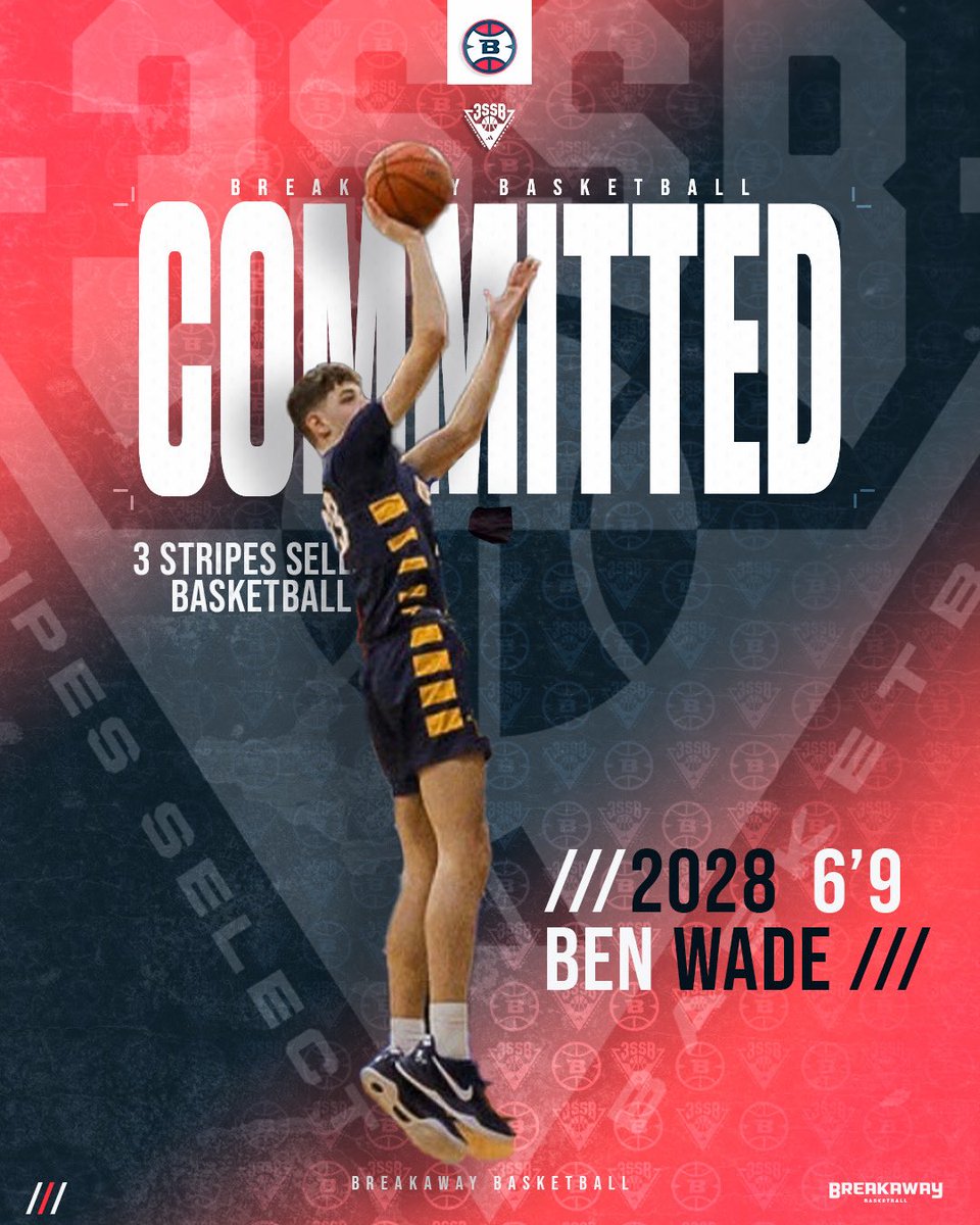 2028 6’9 <a href="/Ben_Wade2/">Ben Wade</a> will be taking unofficial visits this week to Drake and Northern Iowa. He will be a highly sought after 2028 once everyone begins to see him live. We are pumped to have him part of our incoming 16u <a href="/3SSBCircuit/">3Stripes Select Basketball</a> squad!