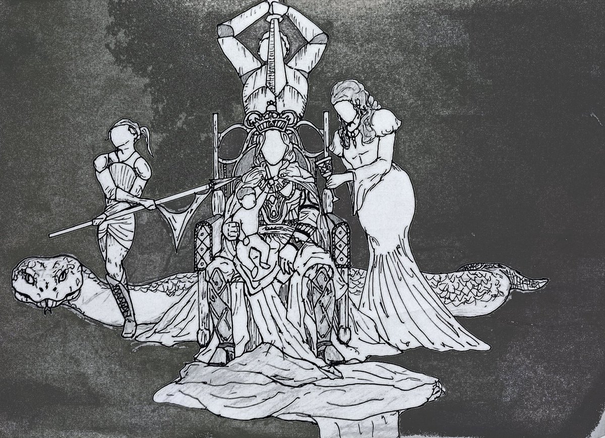 "Give warmth freely to those you hold dear. But beware. For snakes are drawn to the same sun."

#art #story