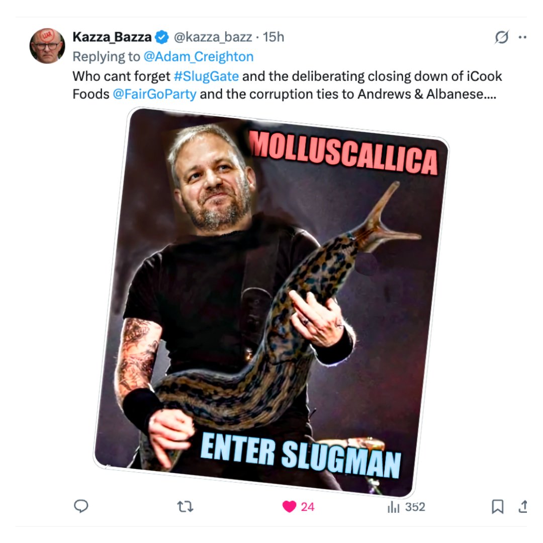 Comment of the Week!
Good one Kazza Bazza 😃