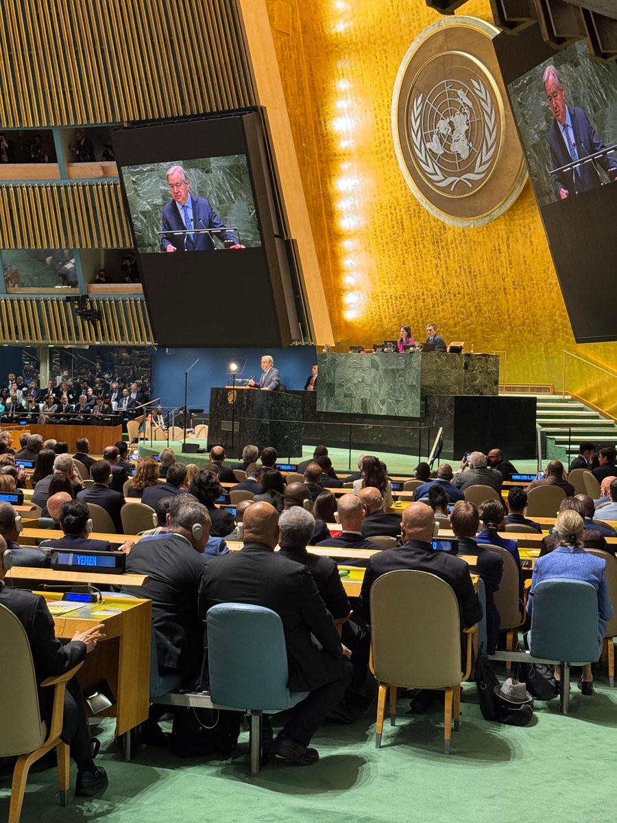 20 years since my first UNGA, and I’ve never seen one this consequential. The UN is being challenged at its core, both financially and politically. The humanitarian system is facing a perfect storm. #UNGA80