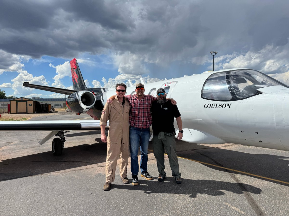 On July 31 our Citation pilot Nate flew with the <a href="/forestservice/">USDA Forest Service</a> as Josh earned his Air Attack sign-off ✅

Experience shared, knowledge passed down, and the next generation ready to lead in the fight against wildfires.

Congrats Josh!

#AirAttack #USFS #CoulsonAviation #Citation