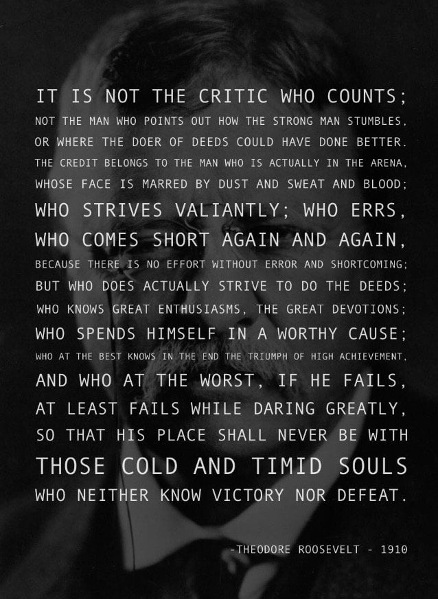 For Charlie and President Trump and all who are stepping into the arena.