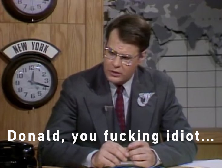 DanGarrett97's tweet image. The #TrumpEffect: Donald is too stupid to be @POTUS. 

#UNGA