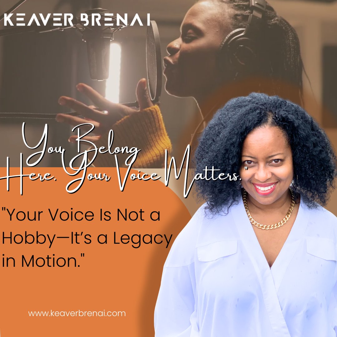 KeaversVoice's tweet image. They tried to call it a cute skill. Said it was a hobby, a side gig, a fluke. But you knew the moment your breath hit that mic, it was bigger than sound. It was spiritual. Strategic. Soul-stirring. #BookedAndBlessed #BlackWomenInVO #MicUpMovement #VOPowerMoves
