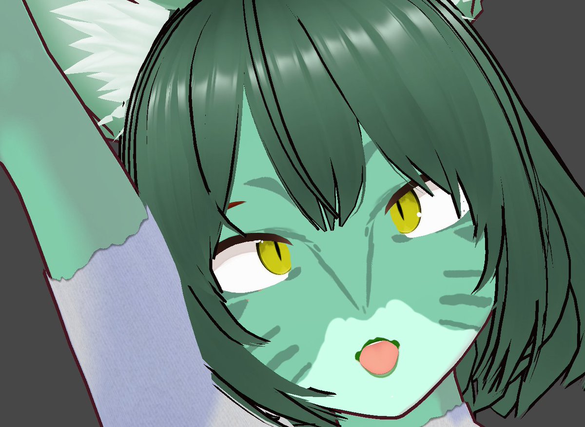 mais um modelinho do Vroid 

#VRoidStudio #VroidBR #EllenLDevilVroid