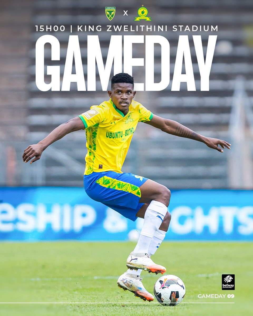 🚨𝙂 𝘼 𝙈 𝙀 𝘿 𝘼 𝙔🚨

🆚 Golden Arrows
⏰ 15H00
🏟 King Zwelithini Stadium
📺 SS 202 

#Sundowns #BetwayPrem #AreyengMasandawana