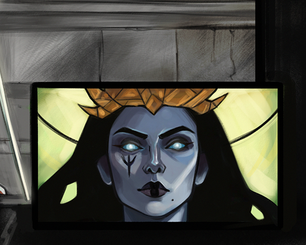 ikzuri's tweet photo. A study of Morgana Sab'raan, for @powerkranz ⚔️🍊 https://t.co/V1lINqTZHd
