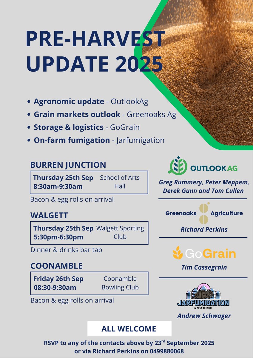 All welcome to pre-harvest updates this week 👌
Burren Junction, Walgett, Coonamble 
#burrenjunction #walgett #coonamble