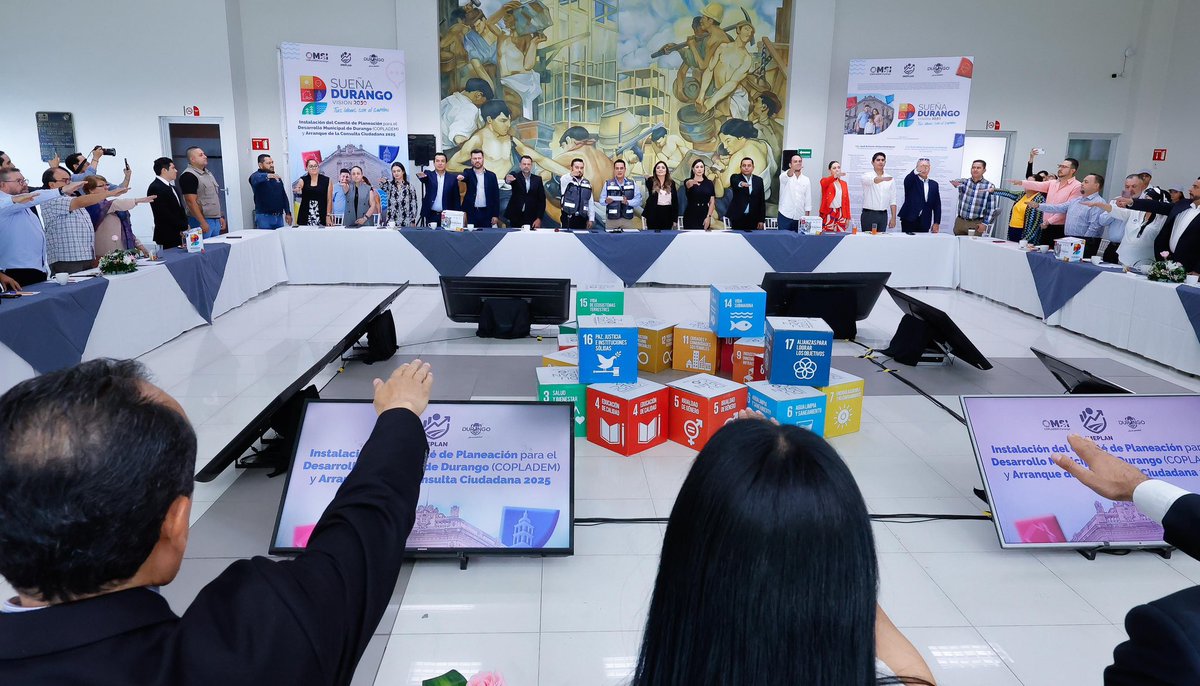 Con la instalación del COPLADEM y el arranque de la Consulta Ciudadana 2025, aseguramos la participación de la gran familia en la planeación y el futuro de Durango. 🤩🙌🏼

Escucharemos cada voz para convertirla en acciones que mejoren nuestra ciudad. 🏠

#DurangoEsElCamino 🐺