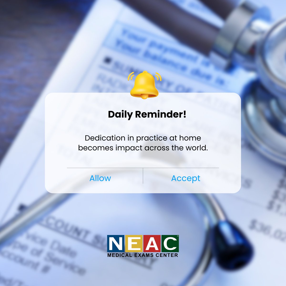 neacmedexams's tweet image. Dedication at home doesn’t stay local, it echoes globally.
Every hour of practice, every moment of effort, builds impact that reaches far beyond borders.
Your commitment today is shaping lives tomorrow.
#NEAC #PracticeWithPurpose #GlobalImpactStartsHere #DailyReminder