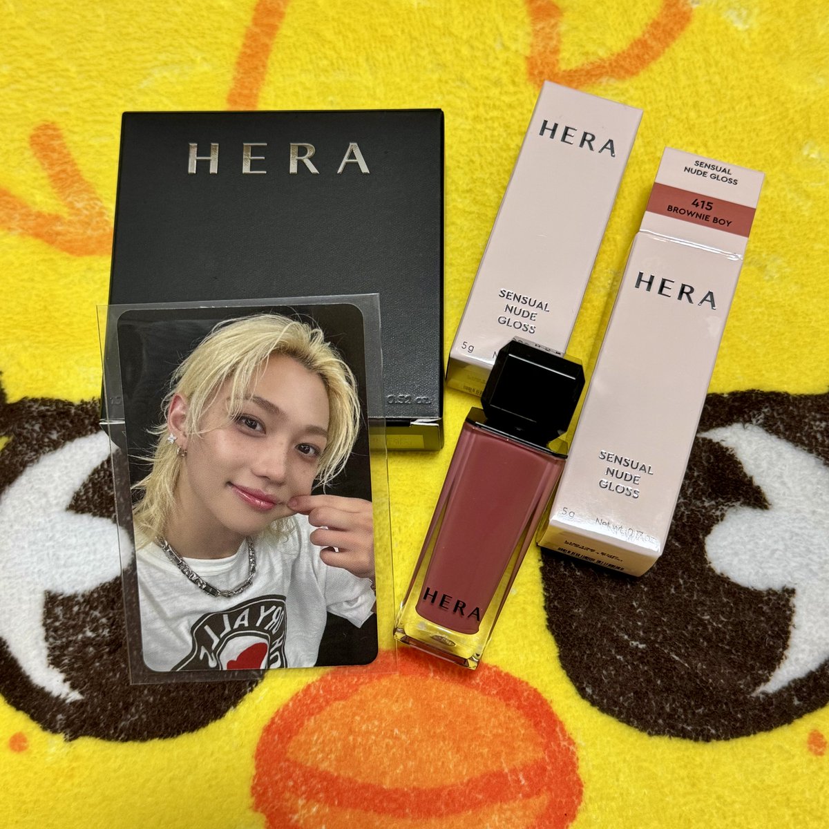 xxxliz88's tweet image. ピリちゃんのブラウニーボーイ🐥
阪急beauty オンラインの先行でGETできました🫶🏻
とっても可愛らしい色でお気に入りです✨
早く関東にも店舗出来ないかなぁ😍

#HERA #ヘラ #Felix #フィリックス