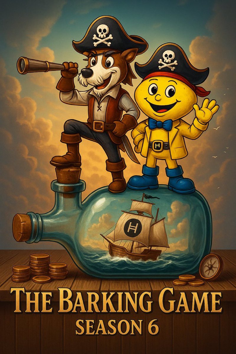 ahmadameer001's tweet photo. ⚡️Two forces collide:
•$hbark, the guard dog of the chain 🐶
•$leemon, the juice that never runs out 🍋
Together they turn fear into bread. 🍞💥
#HBARK #LEEMON #BakeTheChain
@LeemonHead2 @pirate_peep https://t.co/qb0dAsT3jB