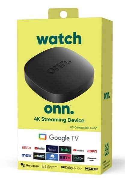 JamesRibeiroJr's tweet image. I got an onn 4K streaming device from Walmart today.

#Walmart #onn #StreamingDevice #4KUltraHD #4KStreaming #4Kstreamingdevice #google #GoogleTV
