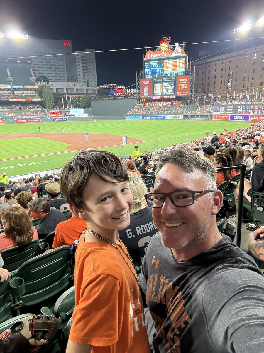 Soaking up our time at the best ballpark anywhere!