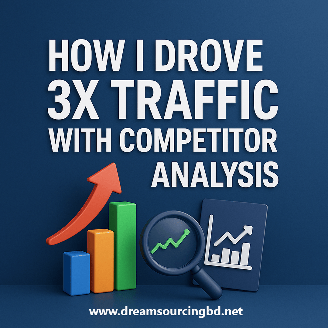 dreamsourcingbd's tweet image. I helped a client triple their traffic with Competitor Analysis!
By spotting keyword gaps, backlink strategies &amp;amp; content opportunities, we turned insights into measurable growth.
Want to beat your competitors &amp;amp; grow 3X faster? Let’s connect!
#SEO #Growth #dreamsourcingbd