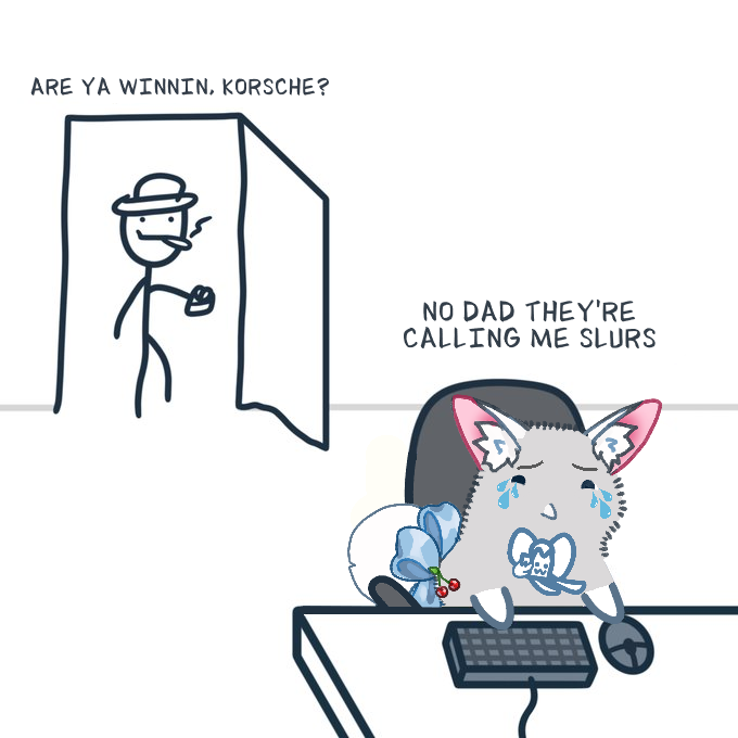 VictusThraex's tweet image. 🥥🧁It's been hard since the divorce.🦊😿
#KirschedArt