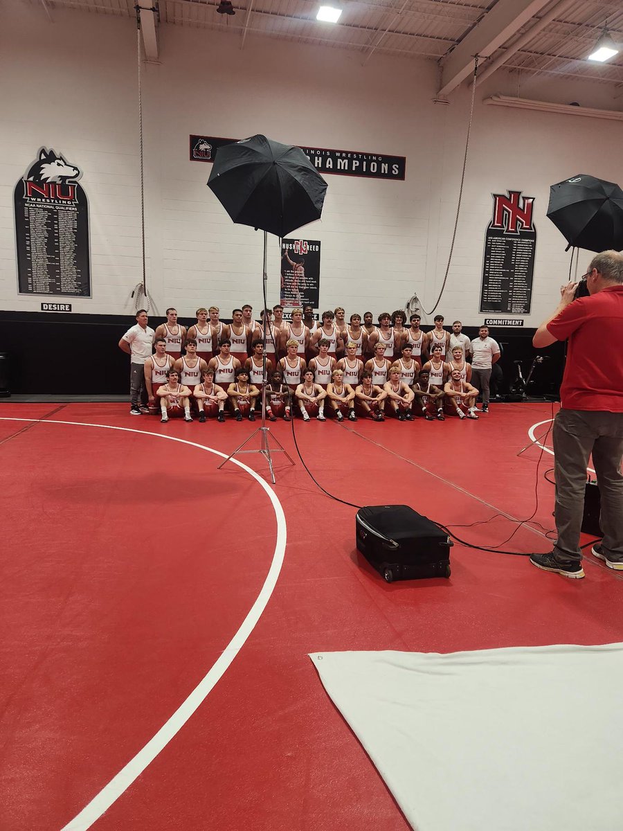 NIUWrestling's tweet image. From takedowns to poses—today’s grind came with a camera flash 📷 

#WorkLikeADog