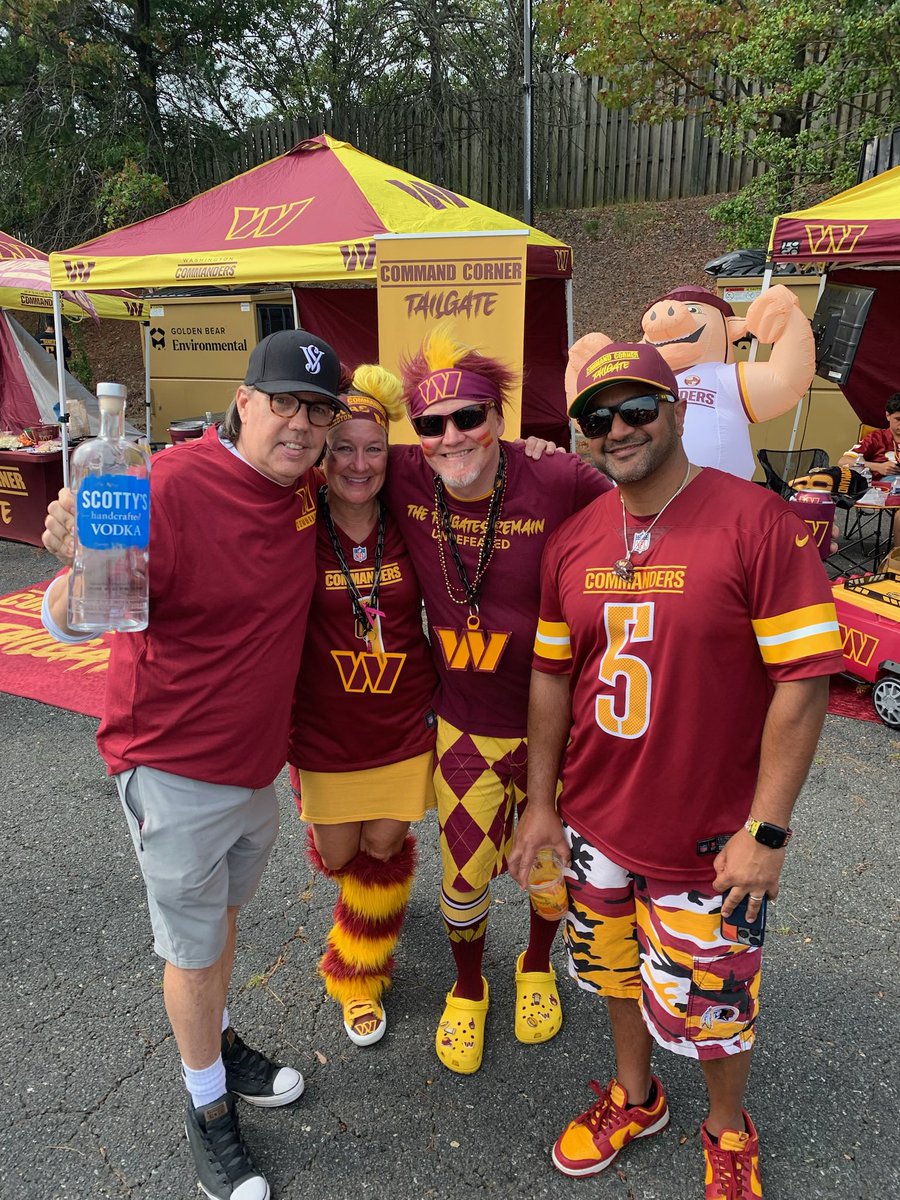 The Man, The Myth, The Vodka! Scotty, master distiller of Scotty's Vodka! His vodka is handcrafted in Maryland! And is exceptionally smooth. Stop by our tailgate to make a drink and/or visit scottysvodka.com/about-scottys/ 
Give them a follow <a href="/ScottysVodka/">Scotty's Vodka</a>