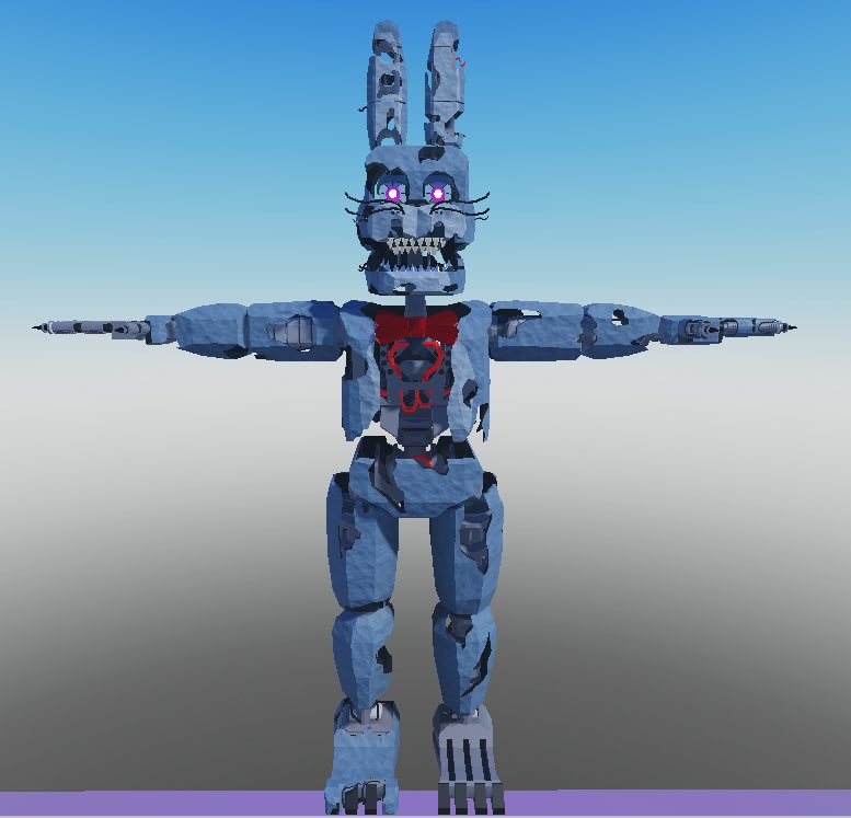 JazzyButCooler's tweet image. Made nightmare bonnie and jack-o bonnie today!
#FNAF #roblox #robloxstudios
