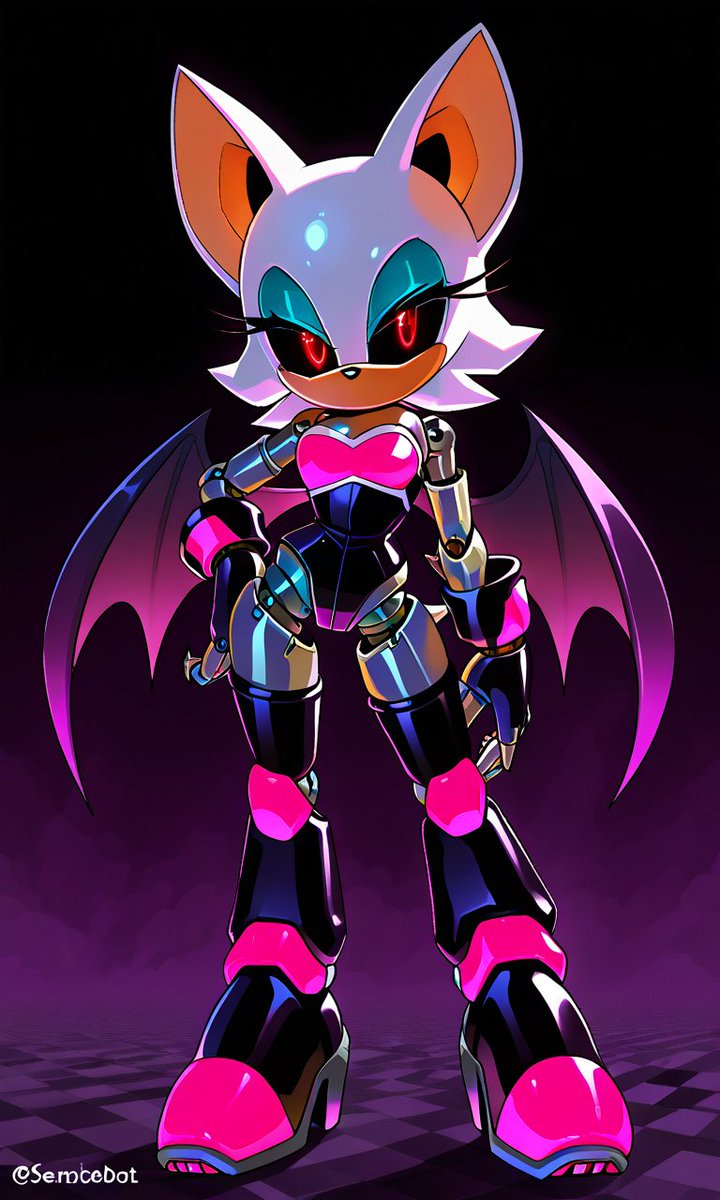 Metal Rouge the Bat 🤍🩷🖤
#SonicTheHedeghog
#RougeTheBat