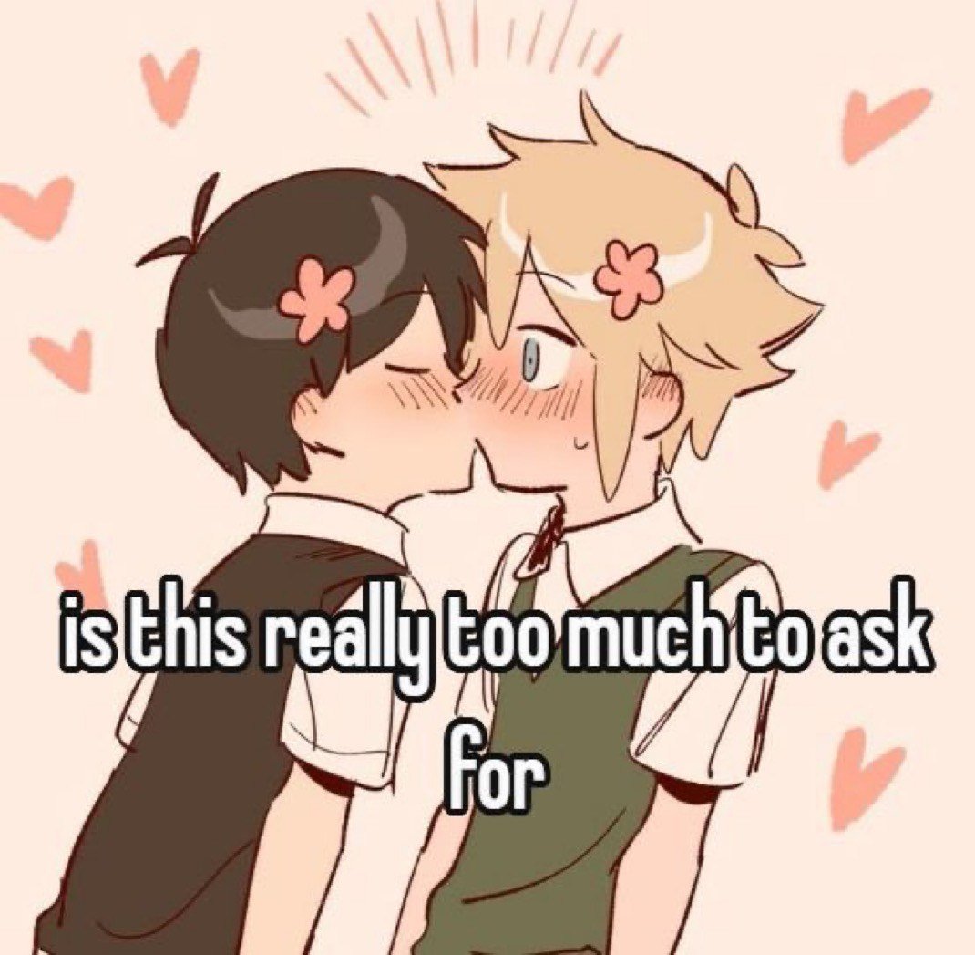 SynAnarchy's tweet image. Just a little kiss 👉👈