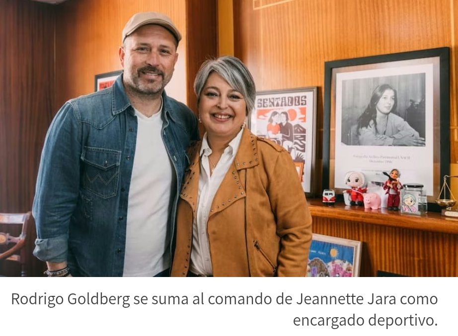 Quien más, aparte de Goldberg y Claudio Narea, NO ES COMUNISTA, Pero votará por Jeannete Jara..???

Yo, de todas maneras.
 
Levanté la mano y haga RT