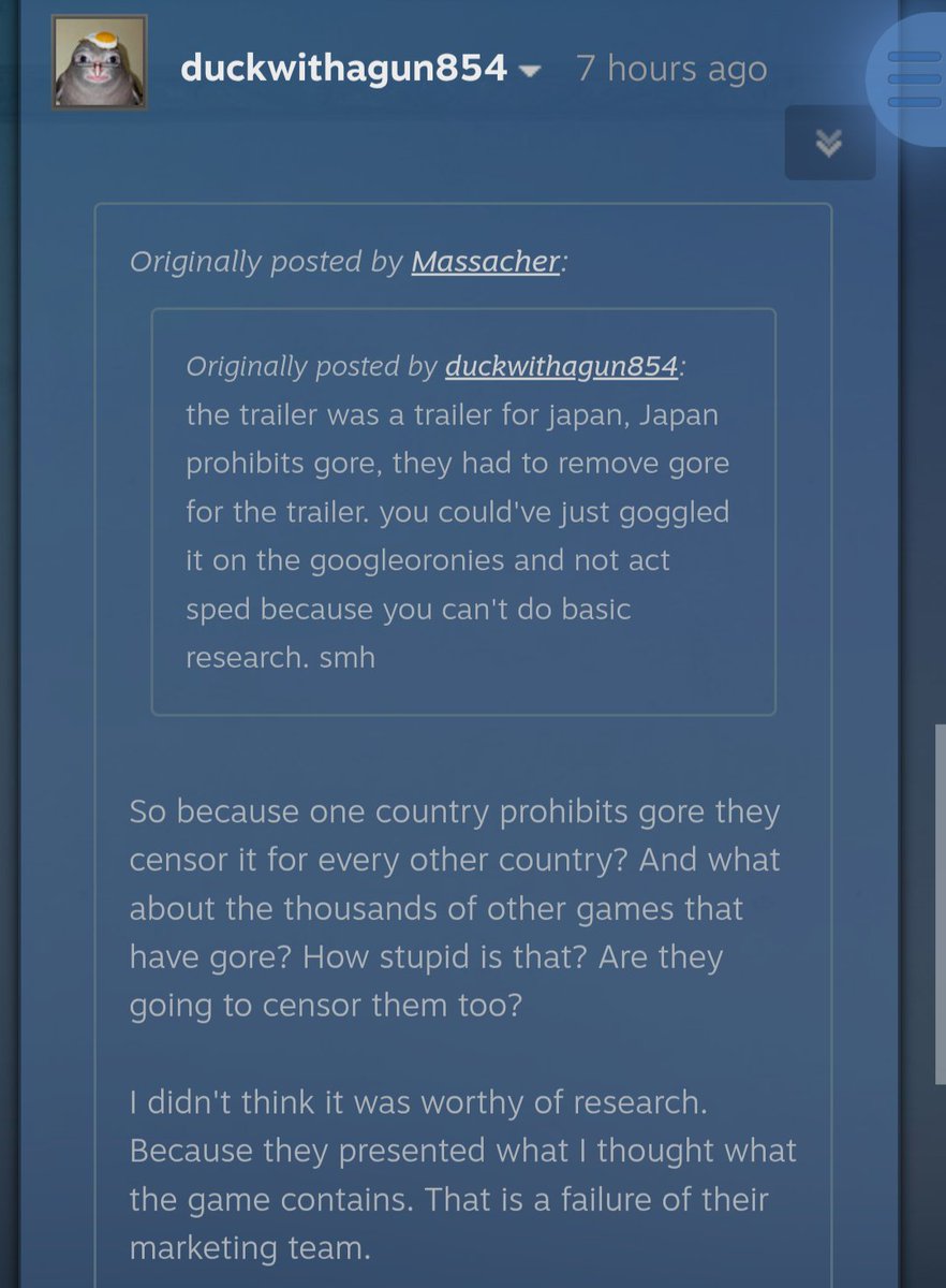 Neural_Net_CPU's tweet image. This guy is a moron. How is it rage bait? Because he says so?
There is one word to describe that: D-E-L-U-S-I-O-N-A-L.
#Steam #SteamForums