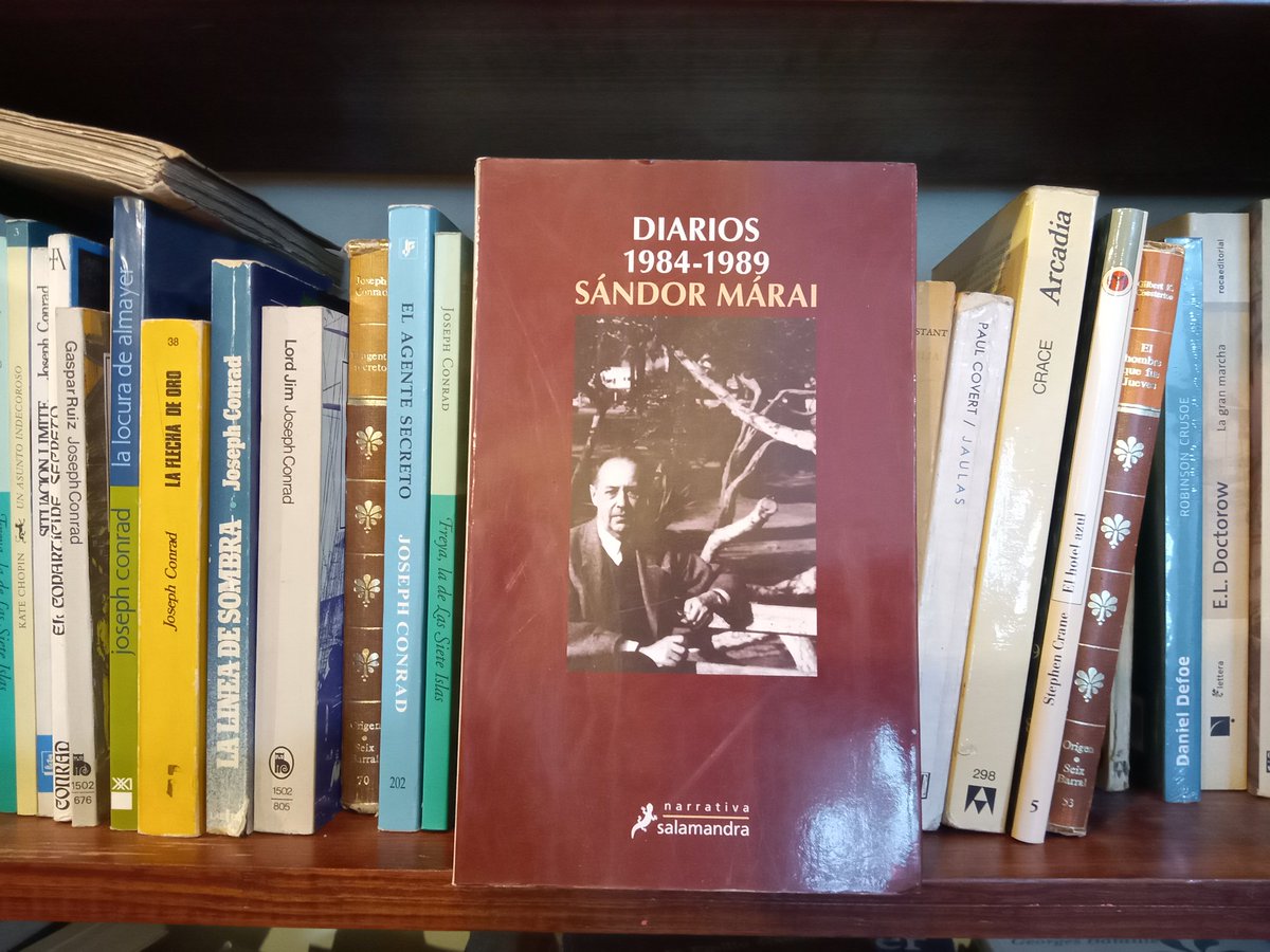 Los diarios de Sándor Márai, de 1984 a 1989. $250