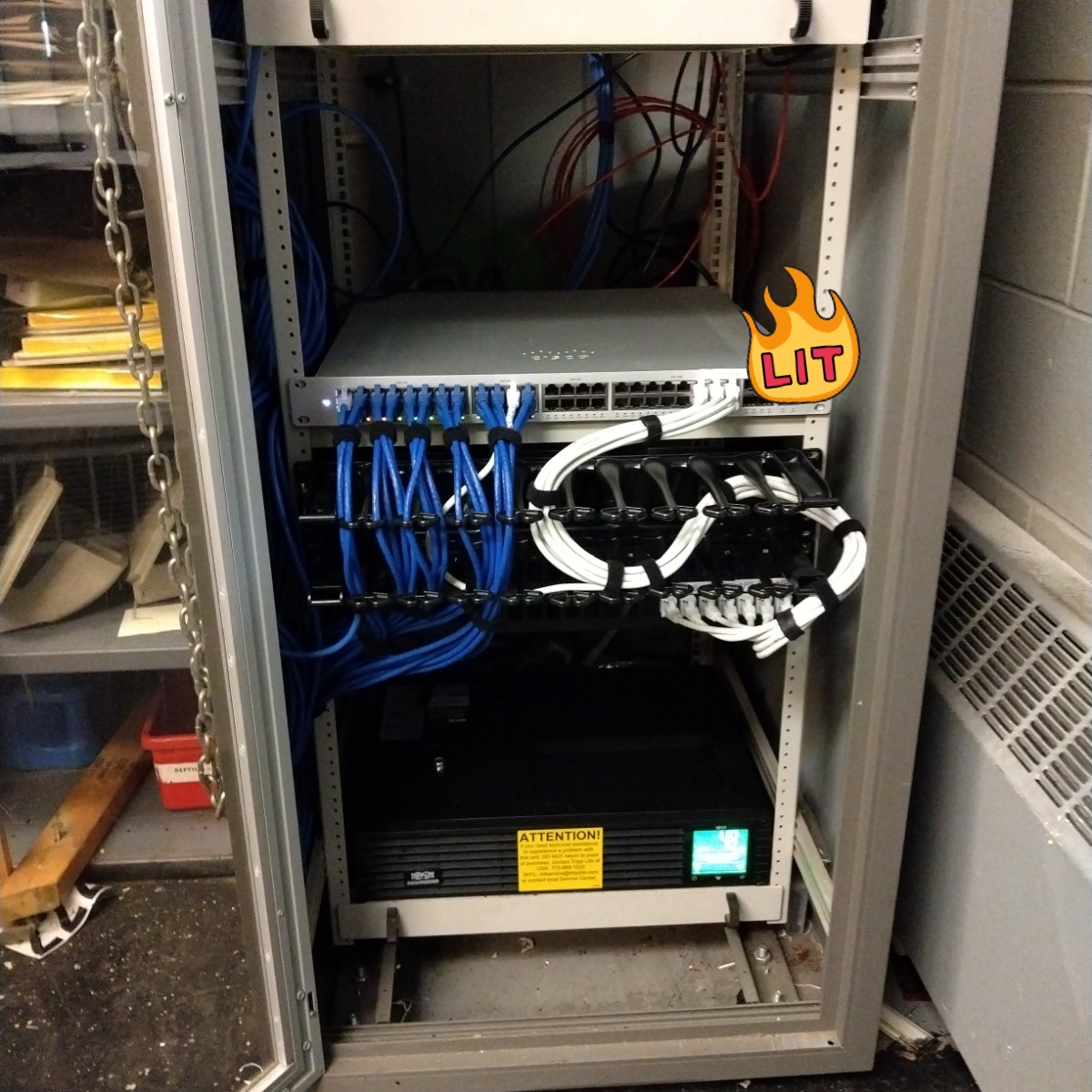 Python0o's tweet image. Finished her real good! #NetworkEngineering #networkwizards