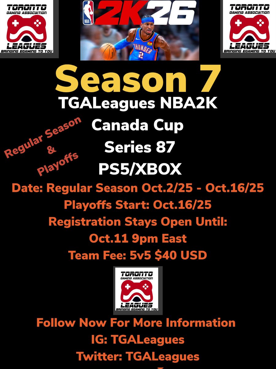 TGALeagues tweet media