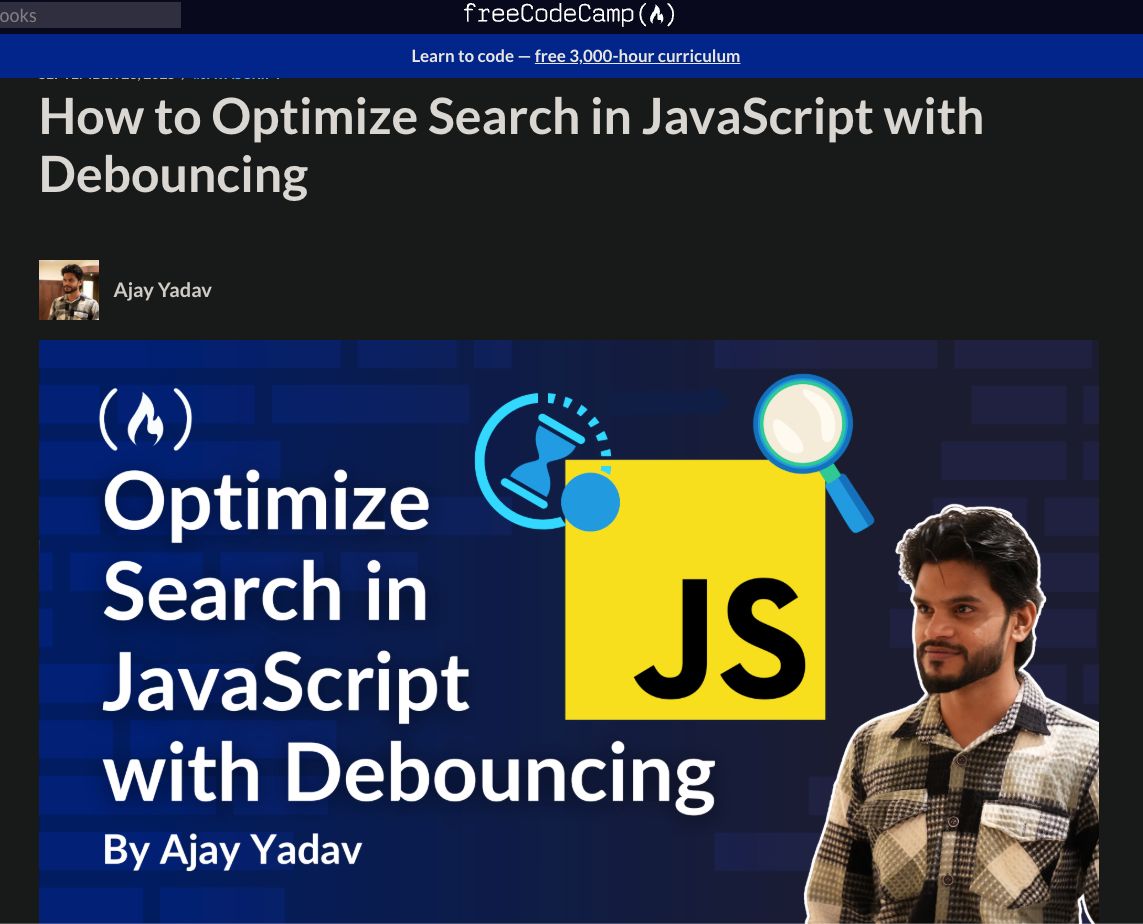 The very first article has been live on @freecodecamp! 🎉

Read it here: 👇🏻