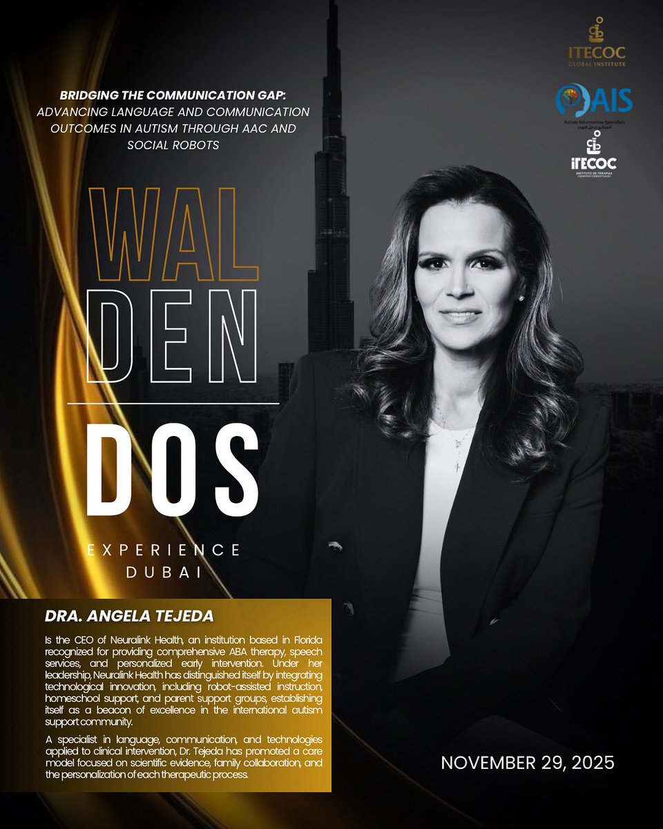 ✨ We are proud to announce one of our distinguished speakers at 𝐖𝐚𝐥𝐝𝐞𝐧 𝐃𝐨𝐬 𝐄𝐱𝐩𝐞𝐫𝐢𝐞𝐧𝐜𝐞 𝐃𝐮𝐛𝐚𝐢! ✨

🔗 Limited seats available: wa.link/aeacw4

#Waldendosexperience