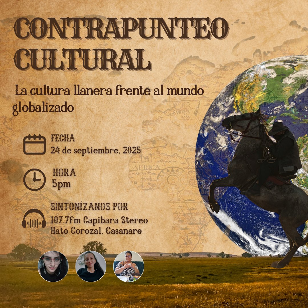 🎙️ Hoy la radio resuena en la Orinoquía y el Casanare:
🌅 7am #EstrellaSonora Inírida
🌞 12pm #ElCuritoHablador Puerto Carreño: Aves del llano 🕊️
🌆 5pm #ContrapunteoCultural Hato Corozal 🌾
Voces que cuidan la vida, la naturaleza y la cultura 💛🌿🎶
<a href="/mincultura/">MinCultura Colombia</a>  <a href="/RTVCco/">RTVC Colombia</a>