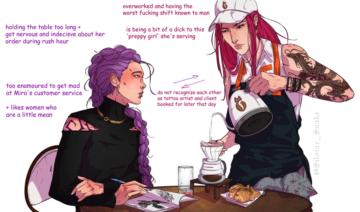 Rumira Week Day 1 - Coffee Shop // Tattoos

#KPOPDEMONHUNTERS #RuMiraWeek2025 #kpdh #rumira #rumi #mira