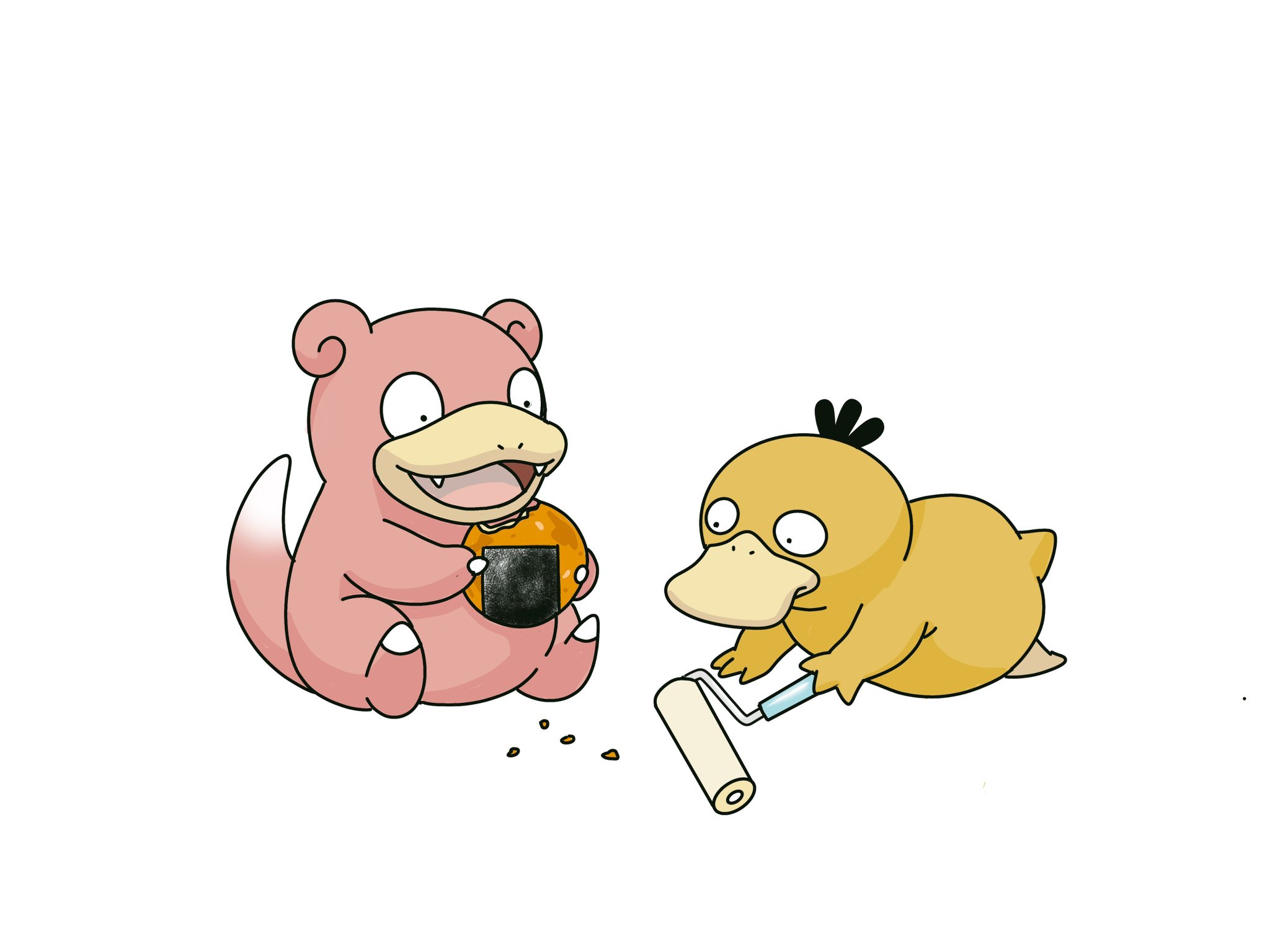 ヤドンちゃん gelato pique】ベビモコ ヤドン パーカ＆ショートパンツセット