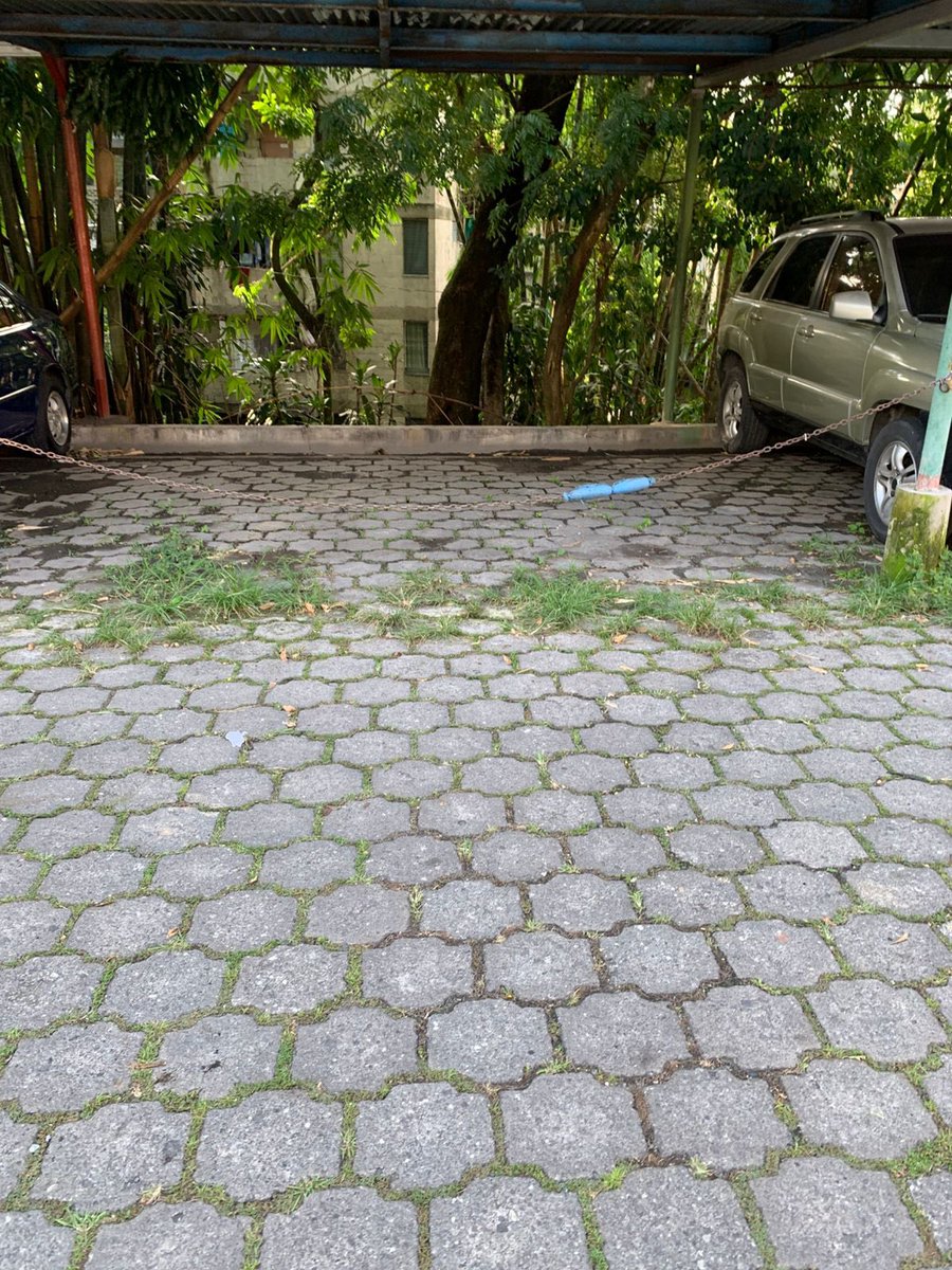 ITROriginal's tweet photo. 🚨 SE TOMAN PARQUEOS PÚBLICOS EN RESIDENCIAL MODELO Y AMENAZAN A VECINOS QUE LOS USAN

📍 Vecinos de la Residencial Modelo, en San Salvador, denunciaron que varios residentes han tomado control de parqueos públicos, colocando estructuras metálicas, cadenas y señales para impedir que otros los usen.

⚠️ Algunos afectados aseguran haber recibido amenazas y reportan daños a sus vehículos por intentar estacionarse en espacios que son de uso común.

❌ Los denunciados no pagan cuotas municipales ni vecinales, pero mantienen el control arbitrario de las zonas.

📣 Los habitantes exigen la intervención de las autoridades para liberar los parqueos, remover vehículos abandonados y restablecer el libre acceso para todos los residentes.