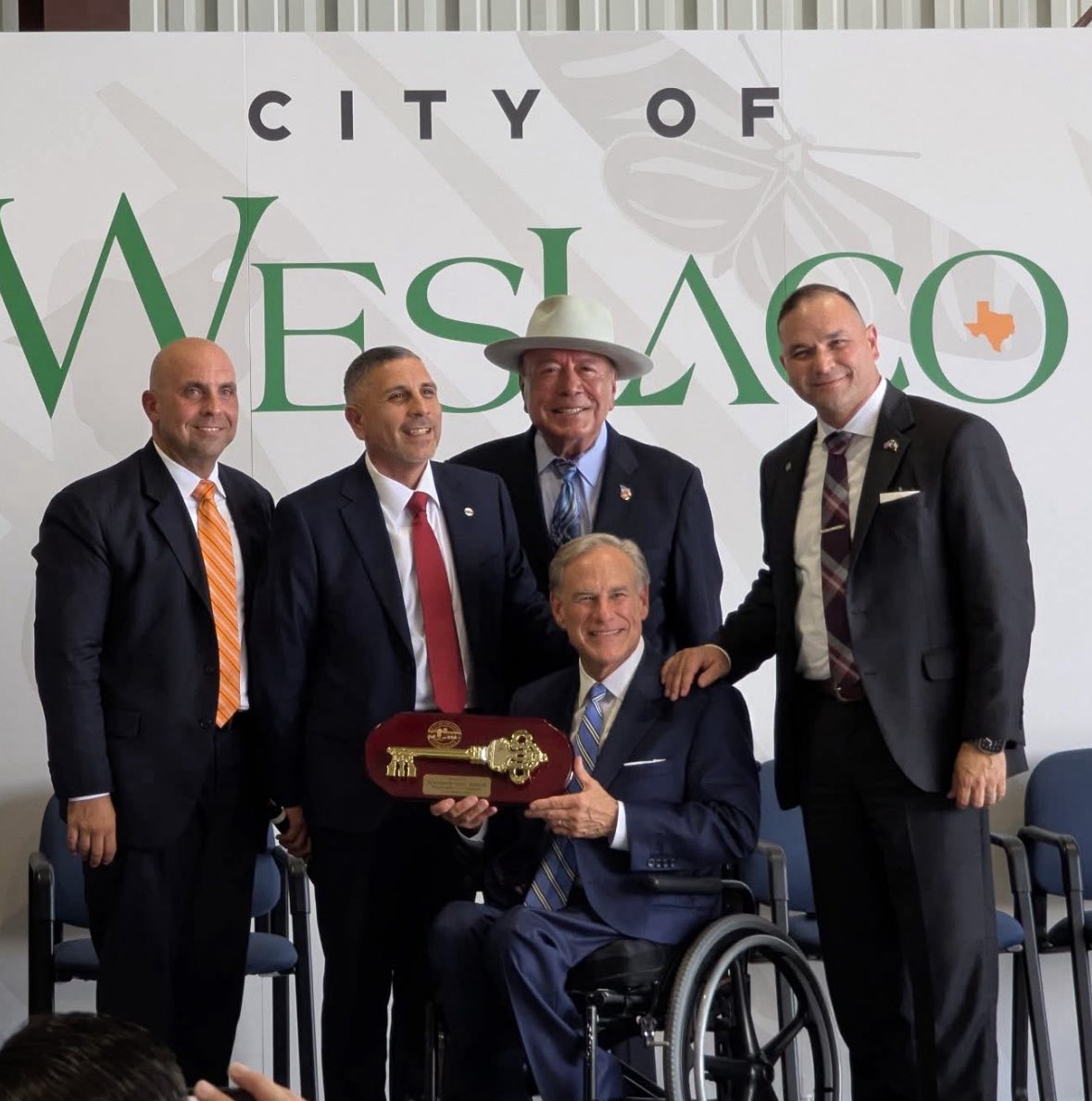 ElectAHinojosa's tweet photo. Today I joined Senator @TxChuy and Representative @andoconmando39 in Weslaco to celebrate the signing of proclamations that bring MILLIONS in much needed infrastructure dollars back to our community! These funds will support major improvements at the Mid Valley Airport and enhance local drainage systems.

Thank you Governor @GregAbbott_TX for recognizing the importance of this investment and for helping us secure critical resources for the Rio Grande Valley!