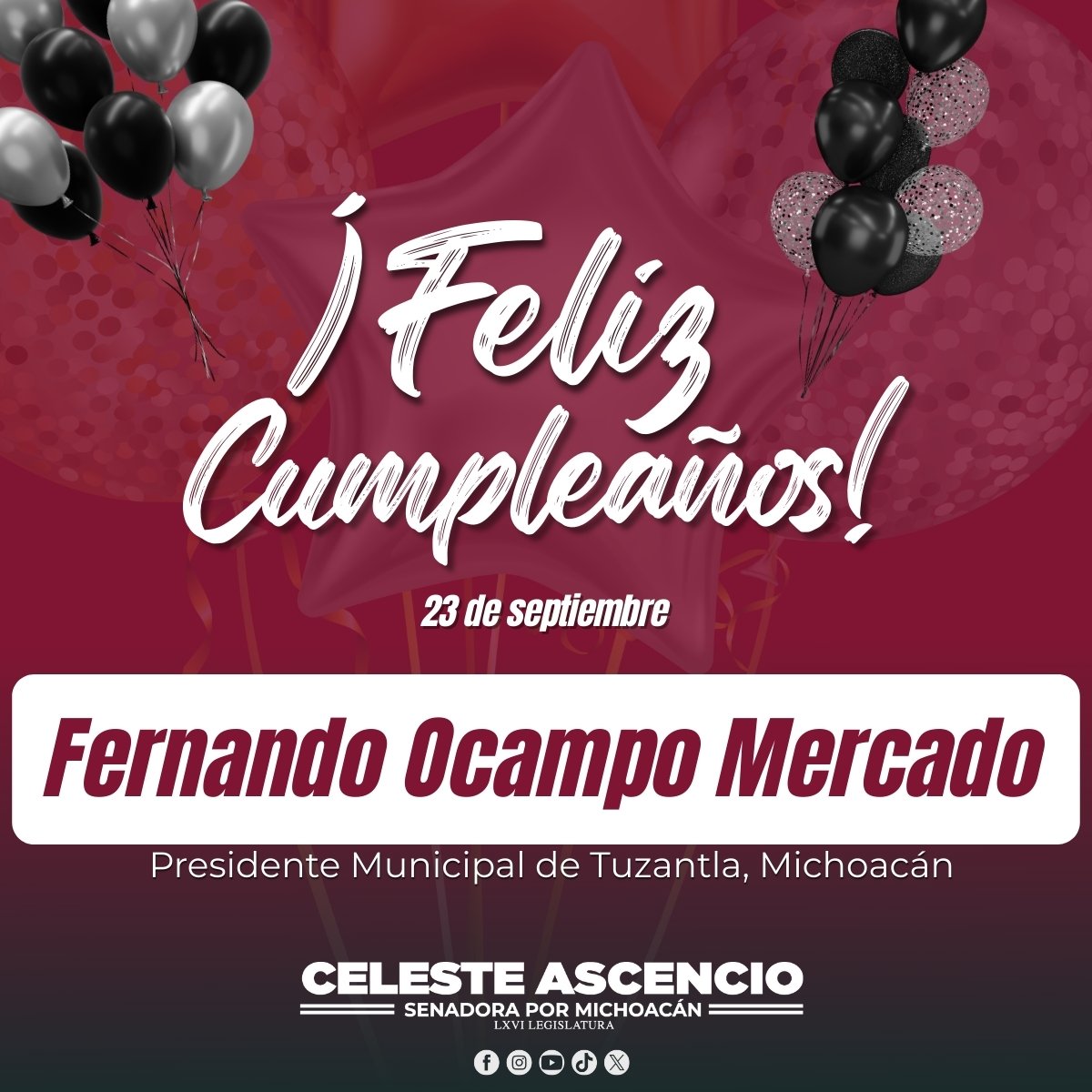 Un abrazo 🎂