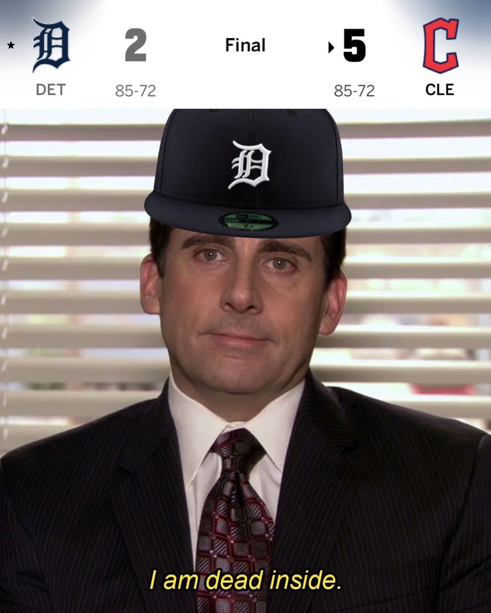 BSMotorCity's tweet photo. The Tigers had a 12.5-game lead less than a month ago. They are no longer leading the AL Central. https://t.co/9WP0AJN5yV