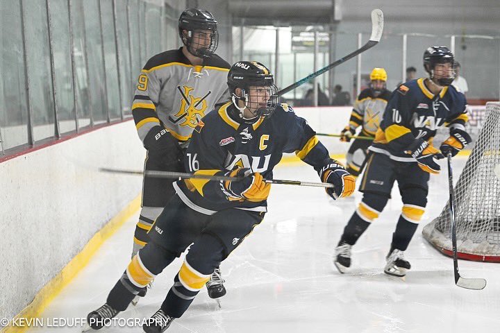 LeDuffKevin's tweet photo. @NAUIcejacksD3 recently defeated @LBSUhockey in a thrilling overtime win 5-4. Complete game images are available at https://t.co/JgKmoNLTwJ https://t.co/5ZhjUjnecj
