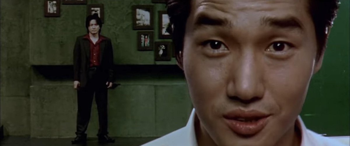 neoriented's tweet image. me: hmm... how do i make this about Park Chan-wook again.

Oldboy (2003)
cinematography by Chung Chung-hoon