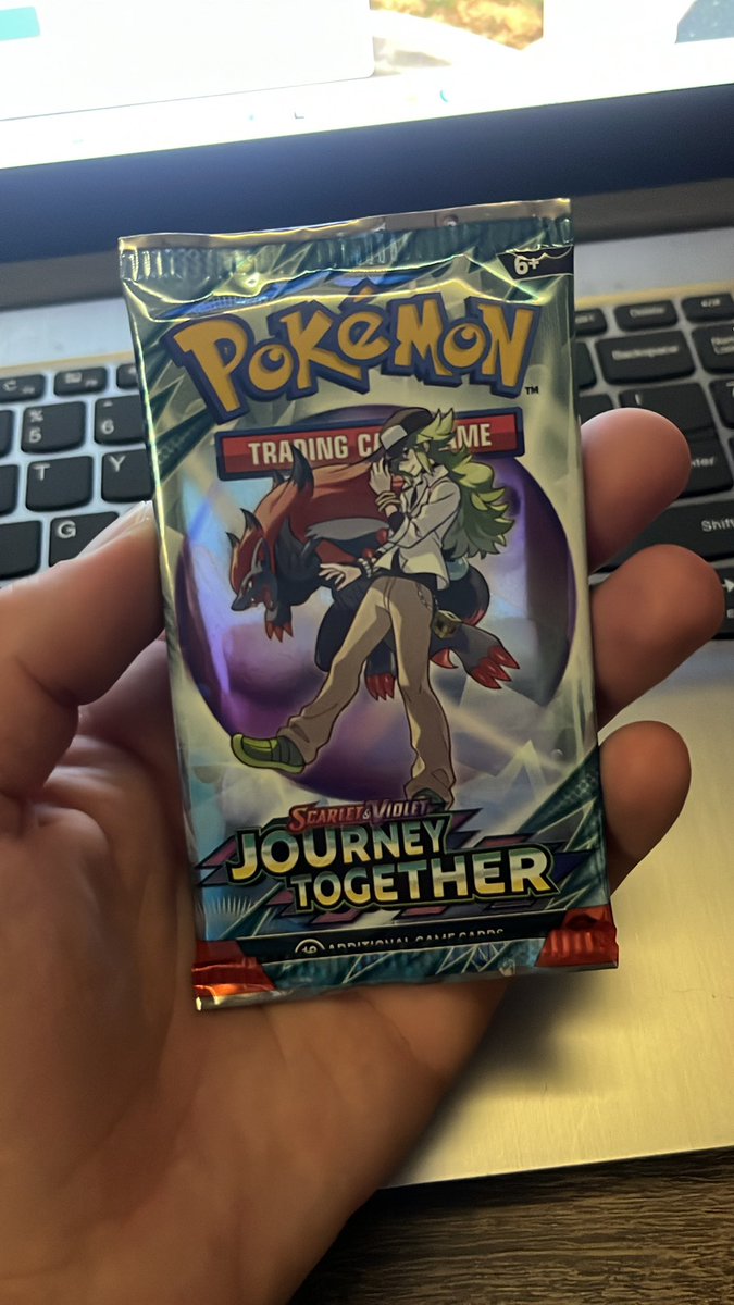 PoDoesPokemon's tweet image. OMG OMG OMG!!!! I GOT A FURRET! 🎉😤 #JourneyTogether pack #5 #CodeCard #Pokemon #PokemonTCG