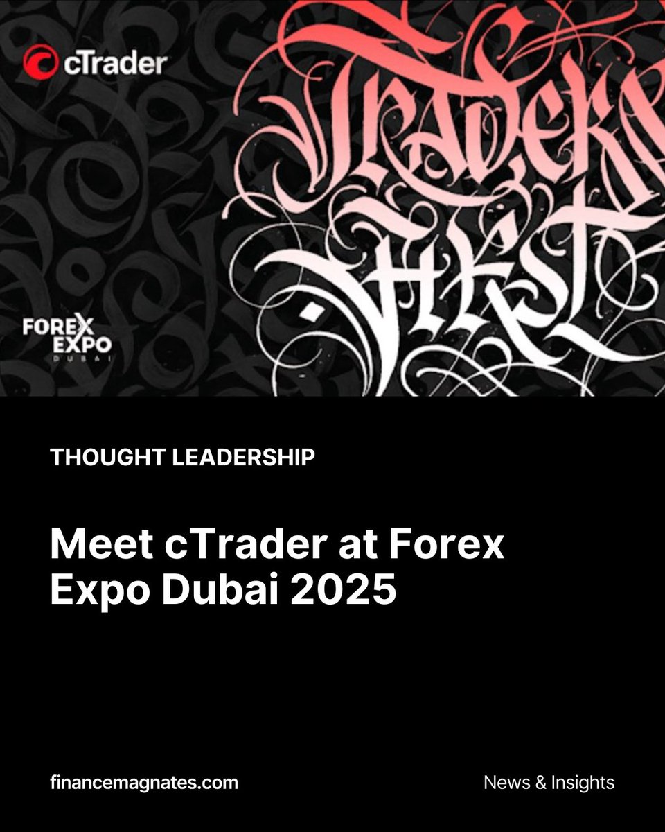 financemagnates's tweet image. Spotware is set to showcase innovations at Forex Expo Dubai 2025, Booth 80. Highlights include cTrader 5.4 with native Python support, cTrader Admin updates &amp;amp; a keynote on the new cTrader Store. 

More here: bit.ly/3VuI42T

#FinanceMagnates #ForexExpo #tradingtech