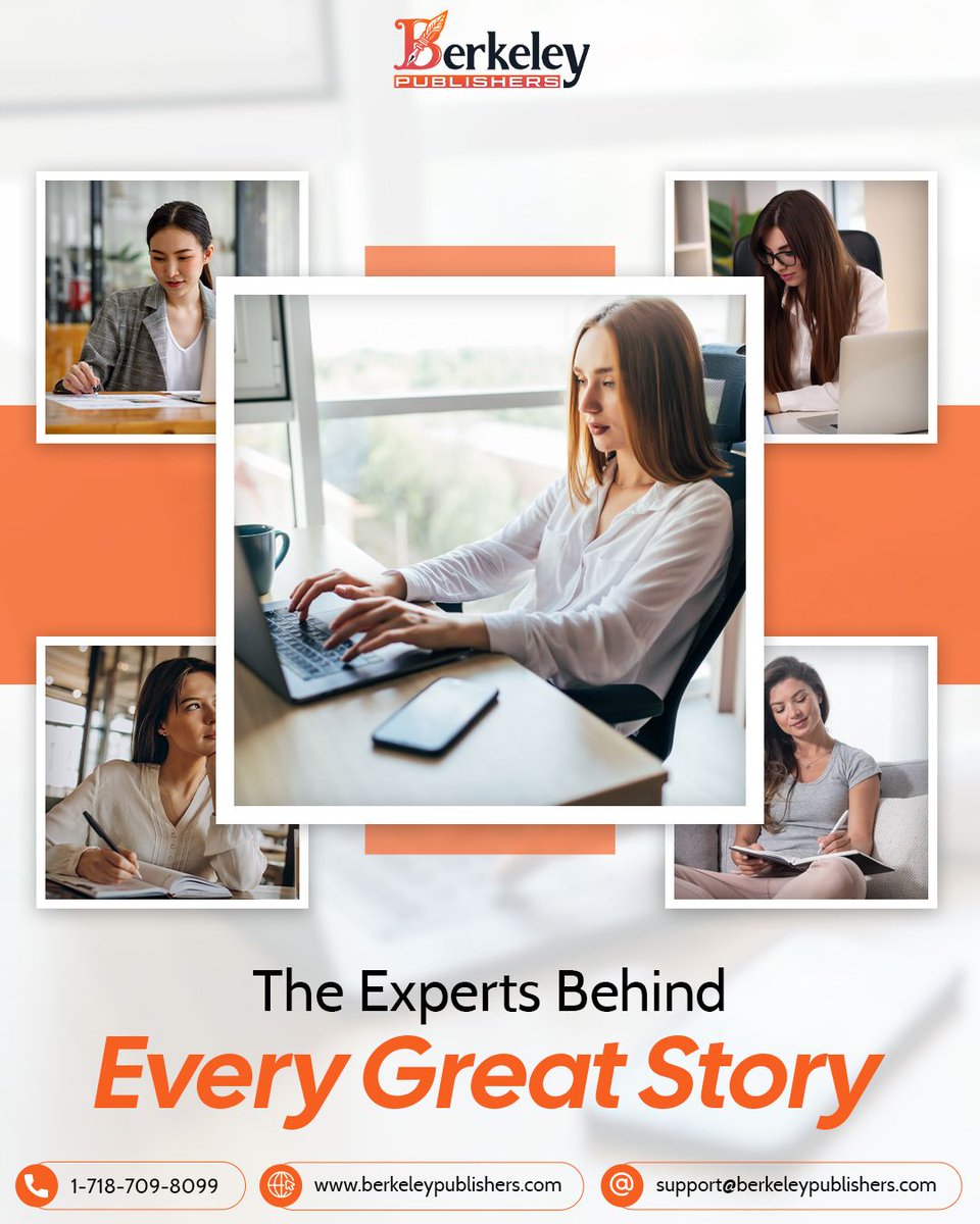 berkeleypublish's tweet image. Behind every remarkable book is a team dedicated to perfection. That’s who we are.
berkeleypublishers.com

#BerkeleyPublishers #GhostwritingExperts #BookPublishing #AuthorSupport #Storytelling #WritingCommunity