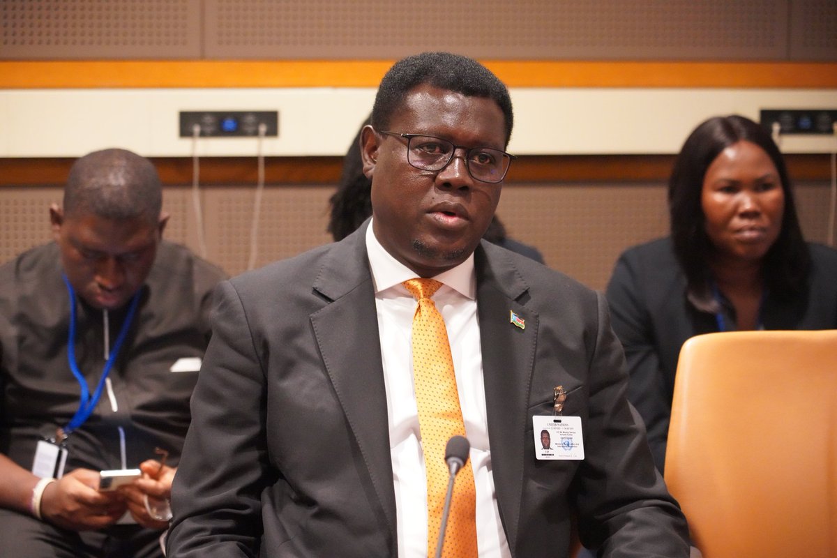 Vice Presiden Josephine Lagu,Addresses G7+ Summit at UNGA, Highlights Commitment to Development

NEW YORK – South Sudan’s Vice President, H.E Josephine Joseph Lagu, addressed the Group of Seven Plus (G7+) summit on the sidelines of the 80th United Nations General Assembly (UNGA)