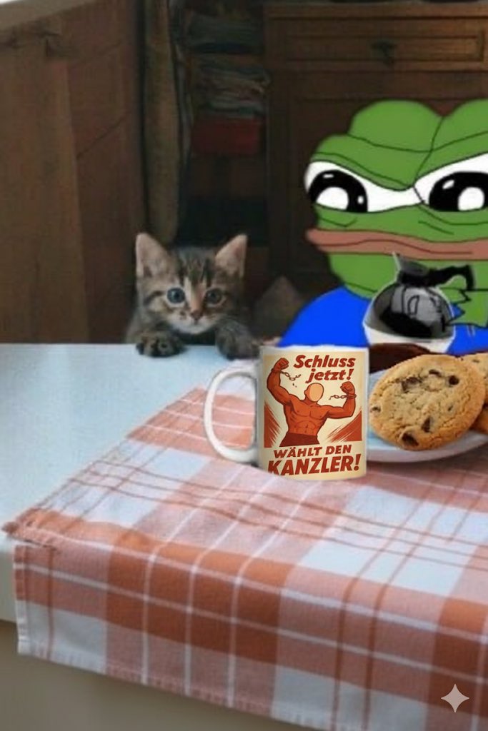 Guten Morgen Freunde und die, die es werden.☀️ 

Ich wünsche euch allen einen schönen Mittwoch 🫶🏼 (Außer Grünen und Linken). 
Bleibt stabil, habt gute Laune und seid lieb zueinander. Gerade in den herausfordernden Zeiten ist es wichtig, zusammen zu halten und stets die Hoffnung