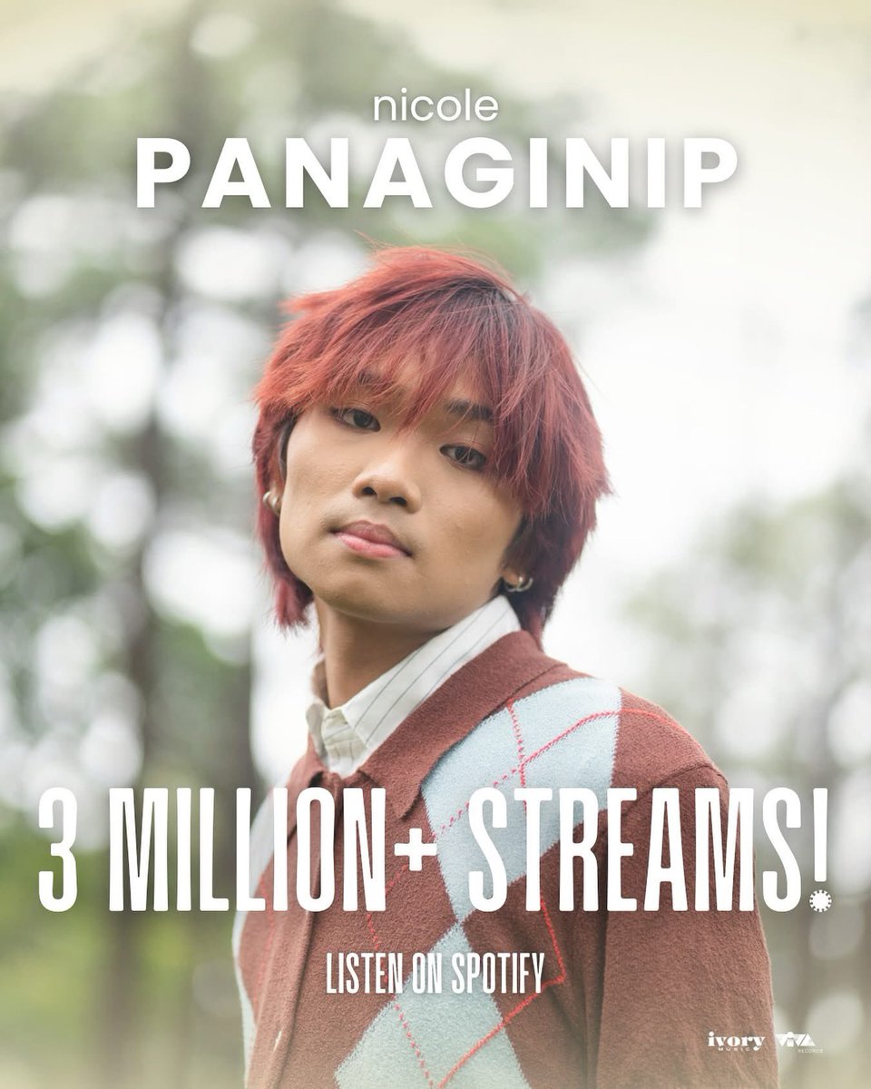 Patuloy paring nananaginip! 💛

“Panaginip” by nicole now has 3 Million+ Streams on Spotify!

Keep streaming here!
🔗: bit.ly/4nCxoj

#nicole #panaginip #opm