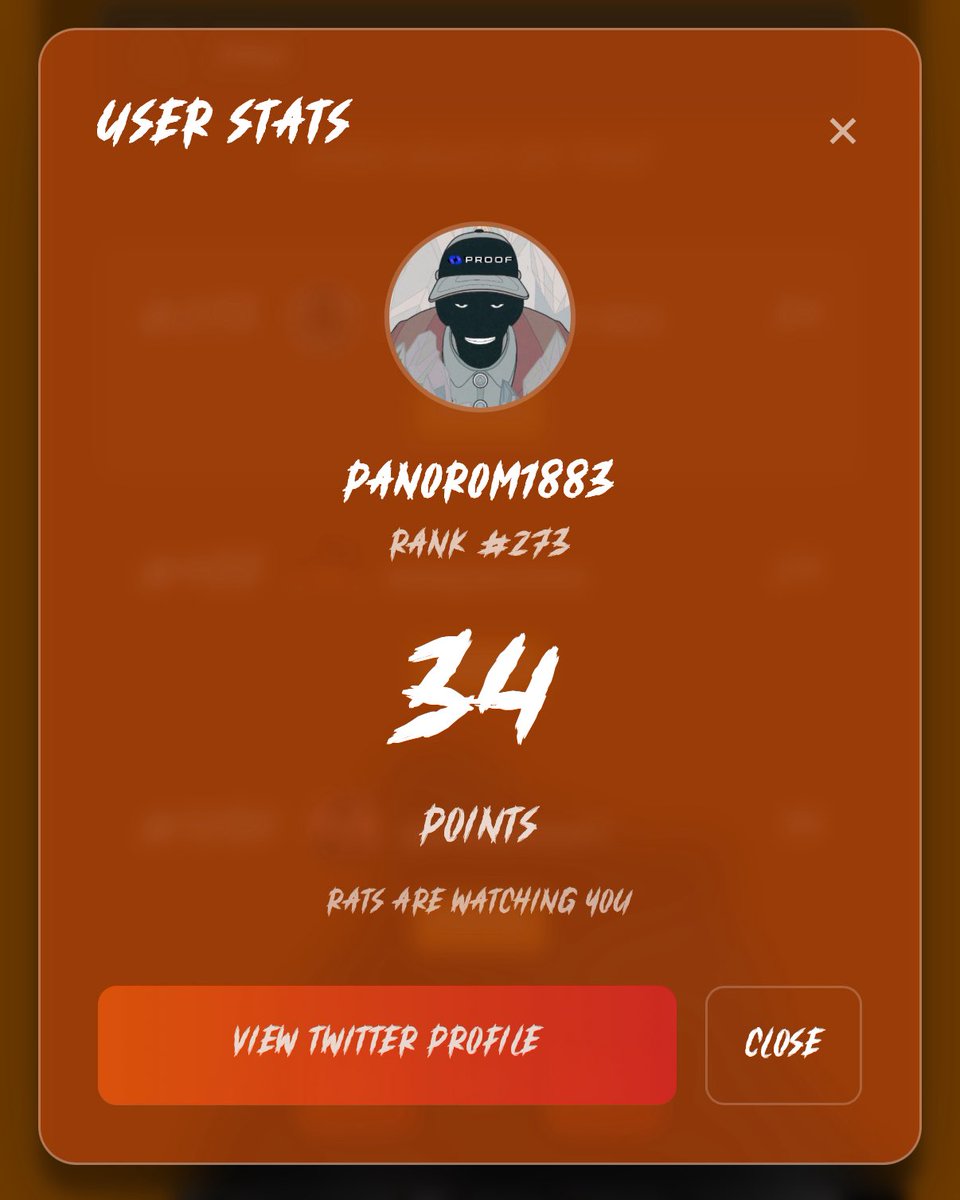 GML Rats
 
Lets than two days and I am stuck on 273 Rank.

Points 26->34
Rank 270->273

Post daily, interact with all team tweets, and support genuine posts from others.

Of course I use #lettertommama #OML 
 
What do I miss?

The bullish conviction stays solid. OML and the rats