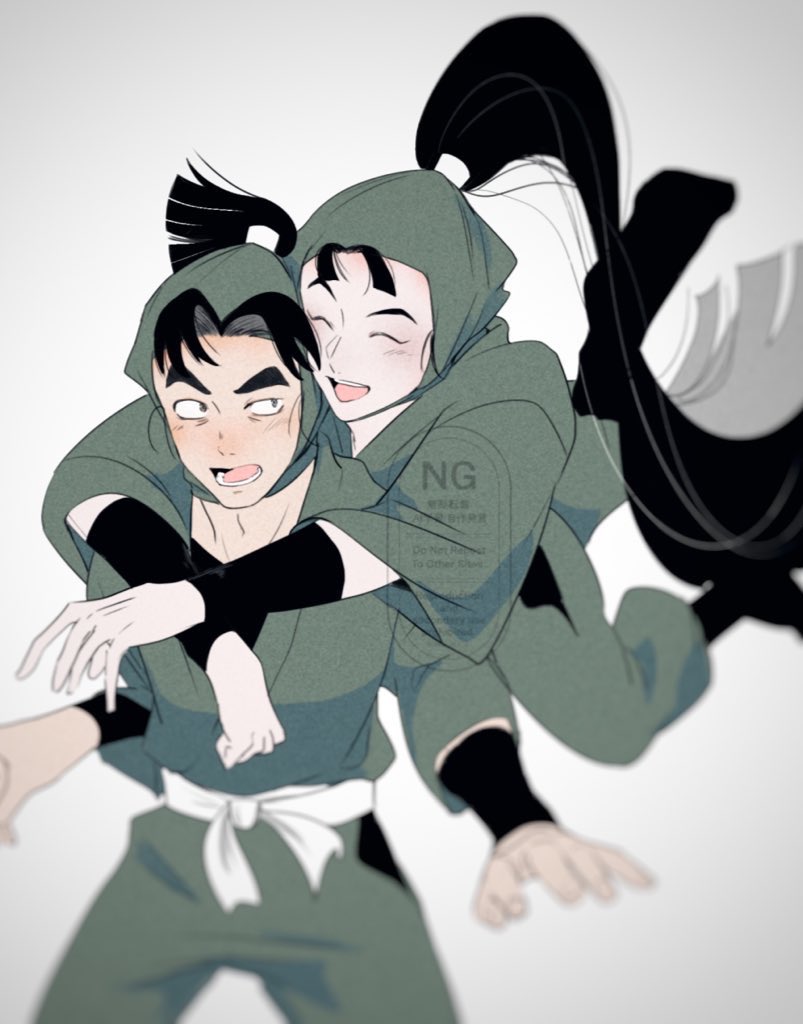 nimi_h_r_2's tweet image. 文仙で申し込みました〜サクカの絵トリミングしたらおんぶに見えるけど元絵は突撃です🐶

12月21日（東京）COMIC CITY 東京 152内 忍FES. 34  akaboo.jp/event/item/202…